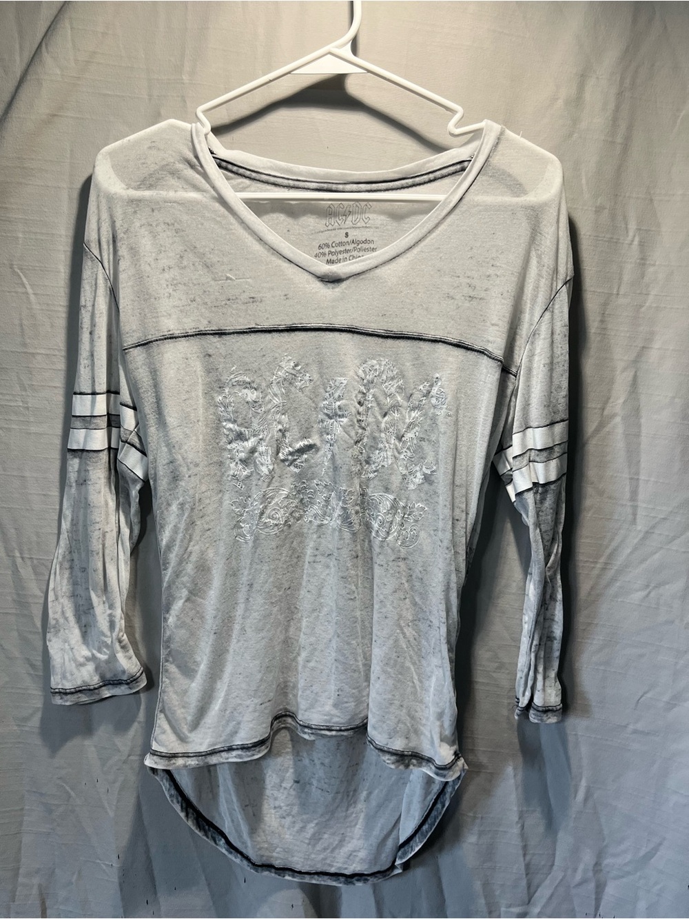 Ac/dc small white top